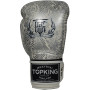 TKB Top King Boxing Gloves "Snake" Silver (White)