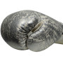 TKB Top King Boxing Gloves "Snake" Silver (White)