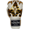 TKB TopKing Boxing Gloves "Kanok" White 