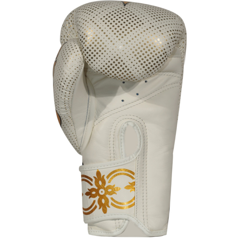 TKB TopKing Boxing Gloves "Kanok" White 