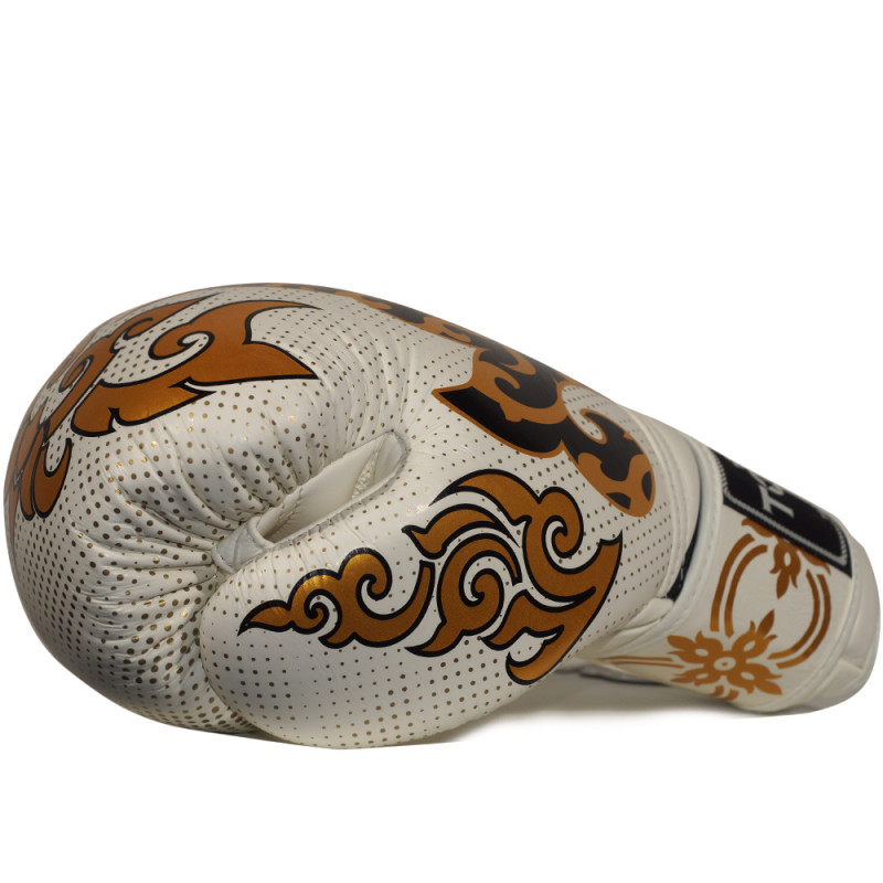 TKB TopKing Boxing Gloves "Kanok" White 