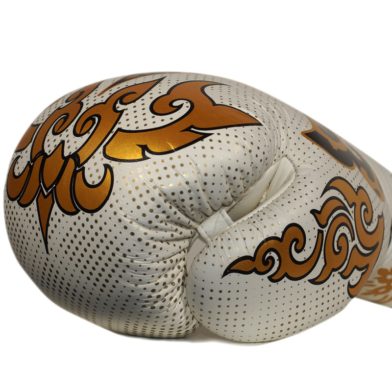 TKB TopKing Boxing Gloves "Kanok" White 