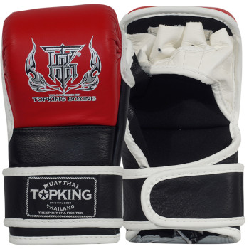 TKB Top King TKGGC MMA Gloves Glrappling "Combat" Red
