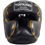 TKB Top King "Empower" Boxing Headgear Head Guard Black-Silver