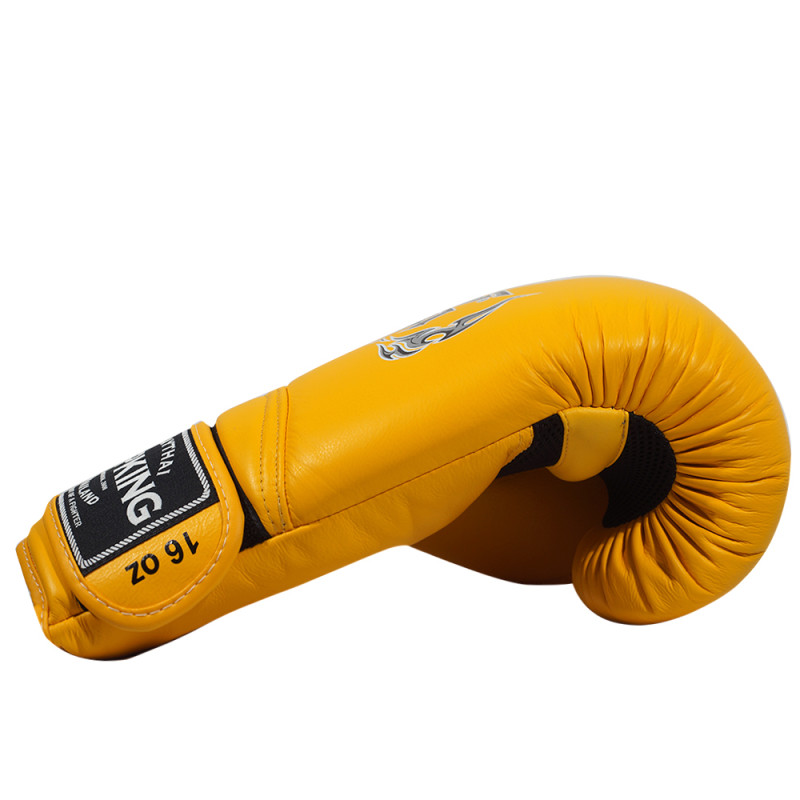 TKB TopKing Boxing Gloves "Super Air" Mesh Palm Yellow