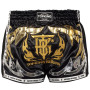 TKB Top King TKRMS-006 Muay Thai Boxing Shorts Retro Black Free Shipping