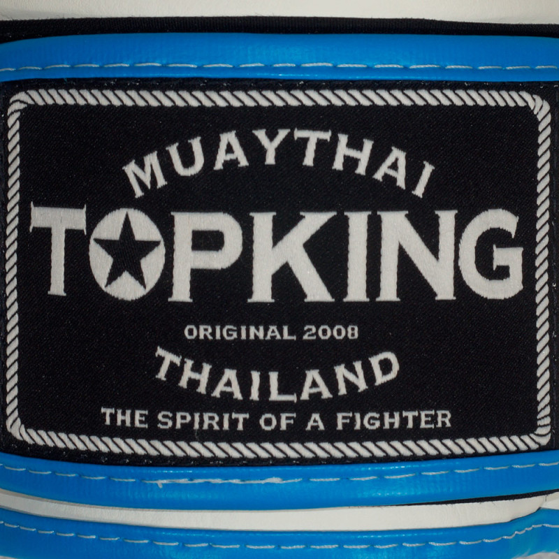 TKB TopKing Boxing Gloves "Songkran" White