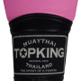 TKB Top King TKBMU-CT Bag Gloves Muay Thai Boxing Mitts Closed Thumb Pink