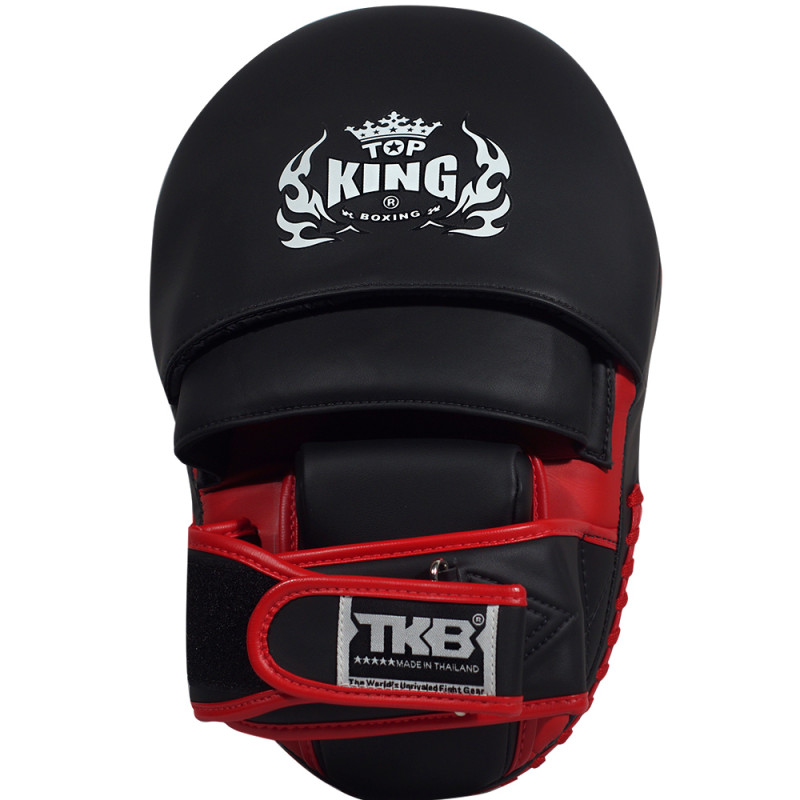TKB TopKing TKFME Focus Mitts Muay Thai Boxing Red-Black