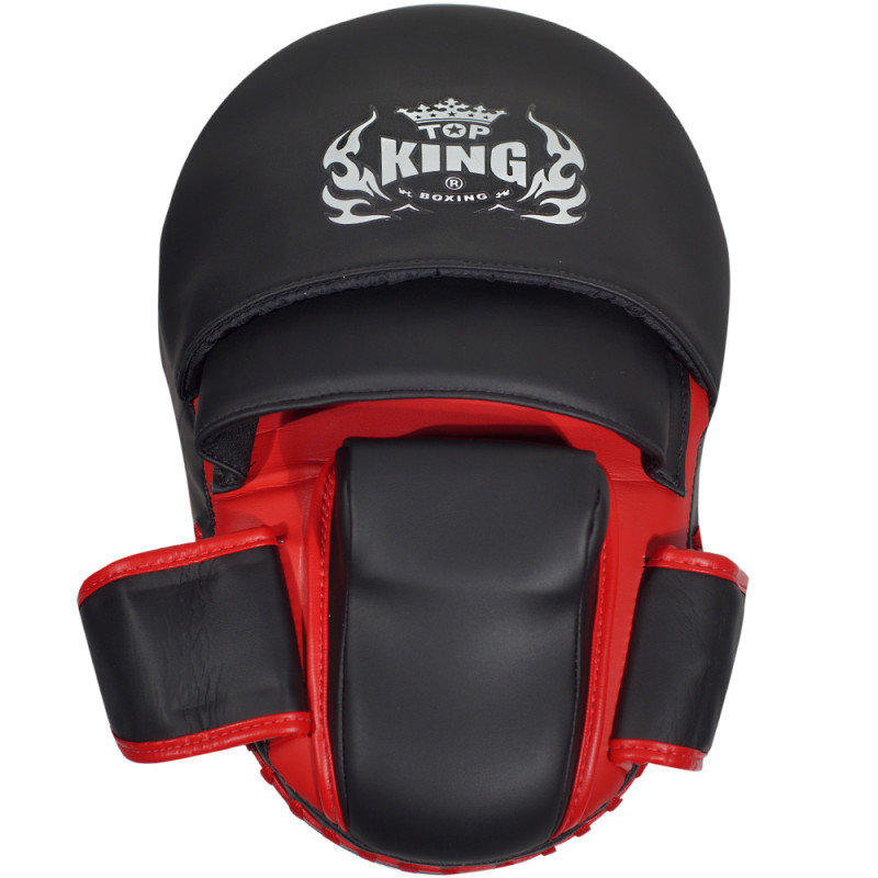 TKB TopKing TKFME Focus Mitts Muay Thai Boxing Red-Black