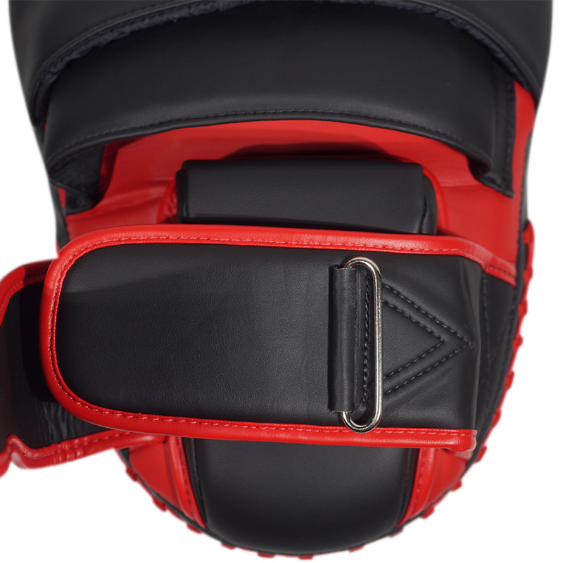 TKB TopKing TKFME Focus Mitts Muay Thai Boxing Red-Black