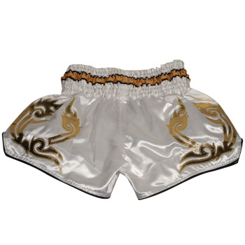 TKB TopKing TKTBS-051 Muay Thai Boxing Shorts White Free Shipping