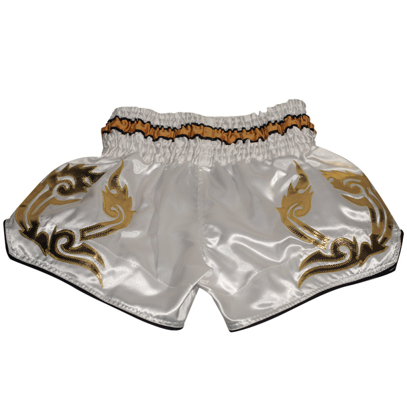 TKB TopKing TKTBS-051 Muay Thai Boxing Shorts White Free Shipping