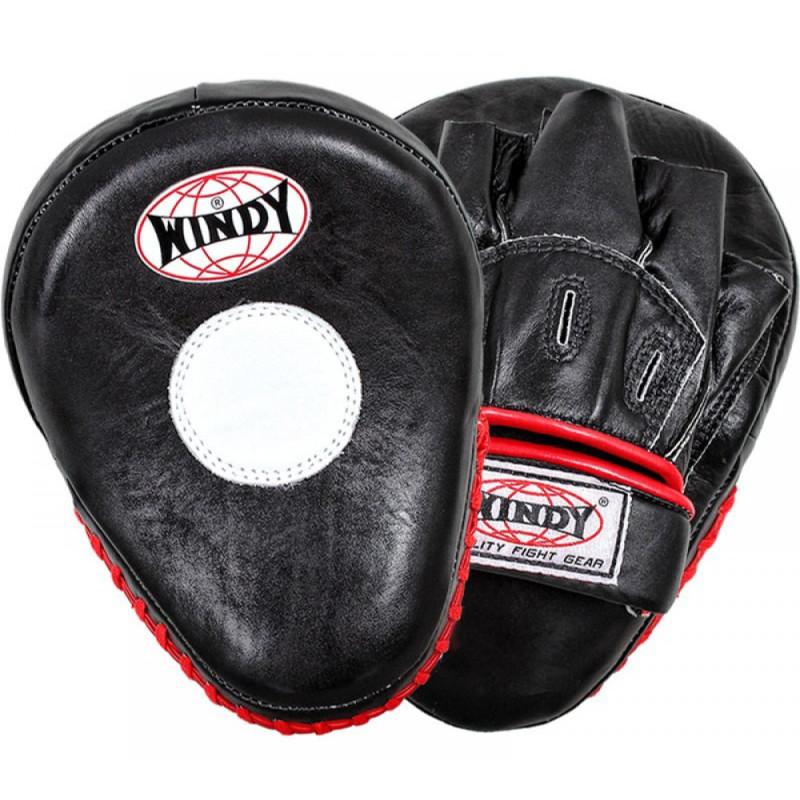 Windy PP10 Focus Mitts Muay Thai Boxing Black