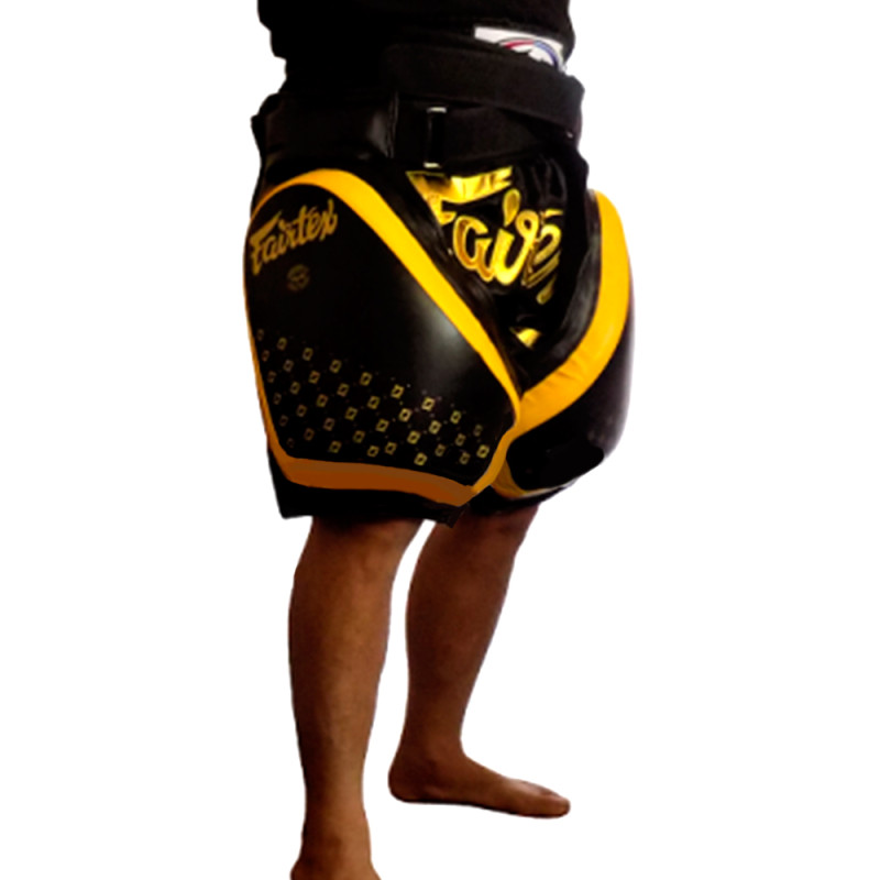 Fairtex TP4 Thigh Pads Muay Thai Boxing "Compact" Black 