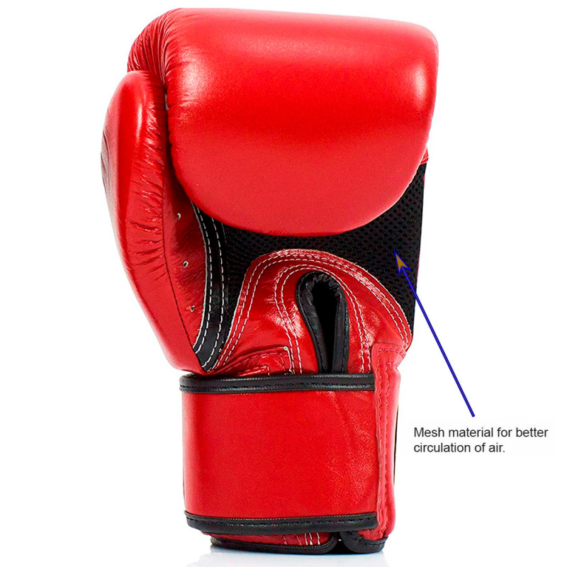 Fairtex BGV1 Boxing Gloves "Breathable" Universal Red
