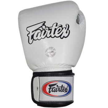 Fairtex BGV1 Boxing Gloves "Breathable" Universal White