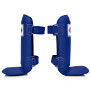 Fairtex SP3 Muay Thai Boxing Shin Guards "In-Step Double Padded Protector" Blue