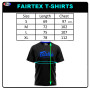 Fairtex TST148 T-Shirt Muay Thai Boxing Cotton Training Casual Black-Blue Free Shipping