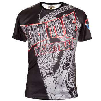"Born To Be" PSBT-02 T-Shirt Muay Thai Boxing Training Gym Quick Dry Free Shipping