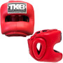 TKB Top King TKHGPT (CC) Boxing Headgear Head Guard Full Face Bumper Red