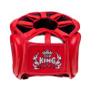 TKB TopKing TKHGPT (CC) Boxing Headgear Head Guard Full Face Bumper Red