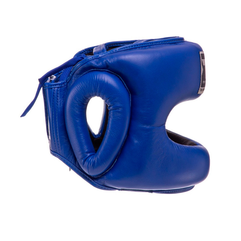 TKB TopKing TKHGPT (CC) Boxing Headgear Head Guard Full Face Bumper Blue