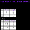 TKB TopKing Sweat Suit Sauna Sweatsuit Vinyl Muay Thai Boxing