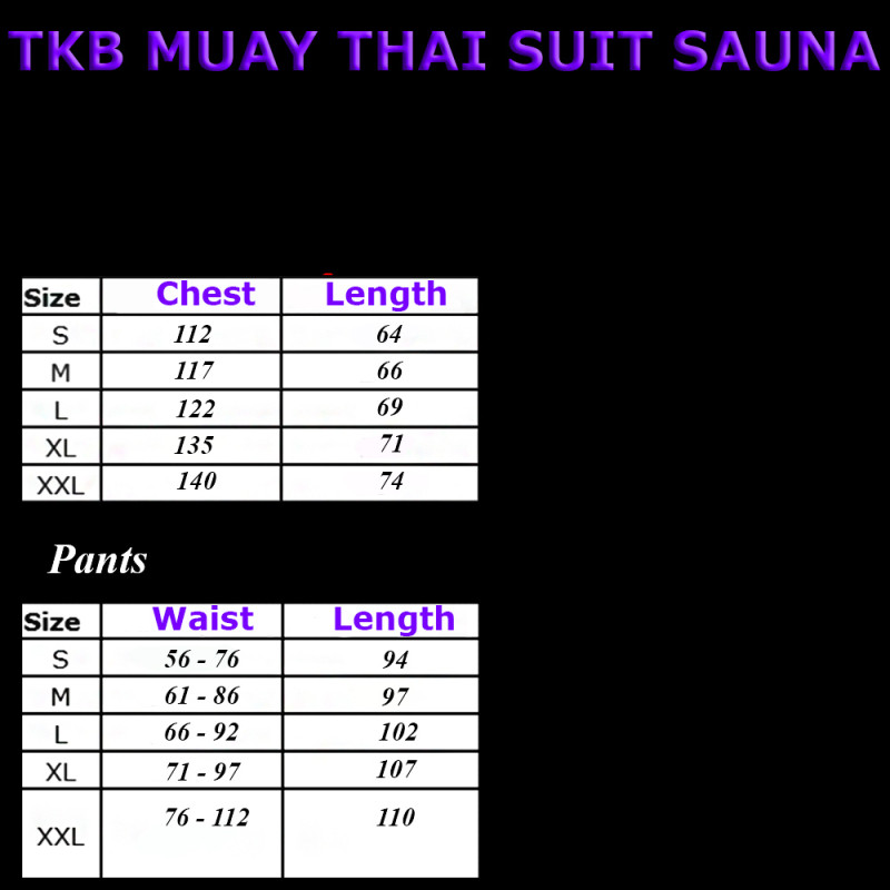 TKB TopKing Sweat Suit Sauna Sweatsuit Vinyl Muay Thai Boxing