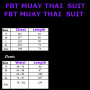 FBT Sweat Suit Sauna Sweatsuit Vinyl Muay Thai Boxing