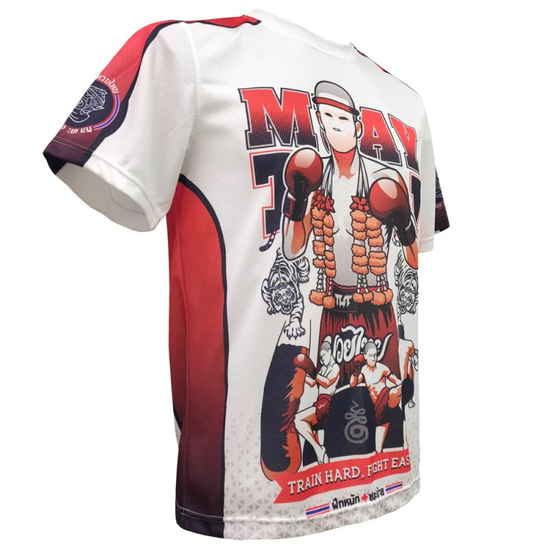 TUFF "Motivation Train Hard Fight Easy" T-Shirt Muay Thai Boxing Training Casual Free Shipping