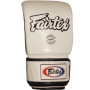 Fairtex TGO3 Bag Gloves "Super Sparring" Muay Thai Boxing Semi Thumb White