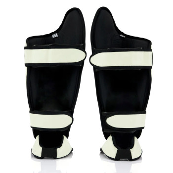 Fairtex SP8 Muay Thai Boxing Shin Guards "Ultimate" White