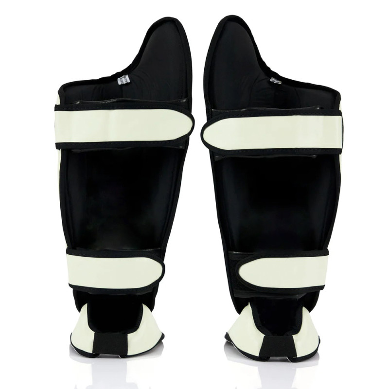 Fairtex SP8 Muay Thai Boxing Shin Guards "Ultimate" White