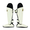 Fairtex SP8 Muay Thai Boxing Shin Guards "Ultimate" White