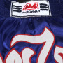 Nationman Muay Thai Boxing Shorts Blue Free Shipping