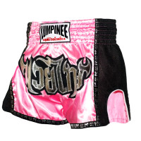 Lumpinee Muay Thai Boxing Shorts Retro Pink Free Shipping