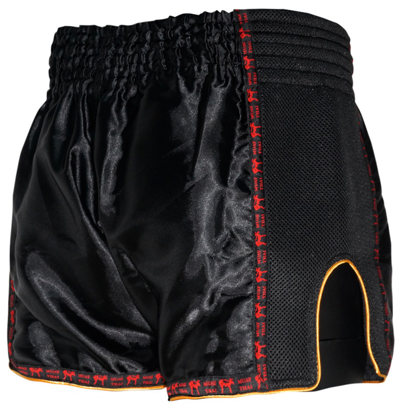 Lumpinee Muay Thai Boxing Shorts Retro Black Free Shipping