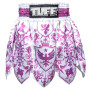 TUFF Muay Thai Boxing Shorts Gladiator White-Purple