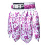 TUFF Muay Thai Boxing Shorts Gladiator White-Purple