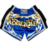 TKB TopKing TKRMS-006 Muay Thai Boxing Shorts Retro Blue Free Shipping