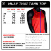 FBT Jersey Tank Top Muay Thai Training Red Free Shipping