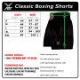 FBT Classic Boxing Shorts Blue Free Shipping