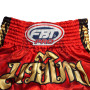 FBT Muay Thai Shorts Boxing "Classic" Red Free Shipping