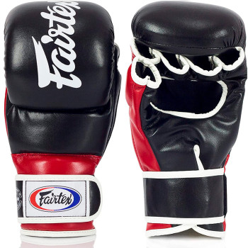Fairtex FGV18 MMA Gloves "Sparring Grappling" Black-Red