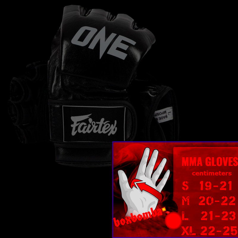 Fairtex x One Championship MMA Gloves "Grappling" Black