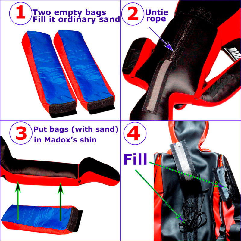 Fairtex GD2 "Maddox" Grappling Dummy (Version 2) Unfilled  