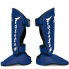 Fairtex SP7 Muay Thai Boxing Shin Guards "Detachable In-Step A.K.A. Twister" Blue