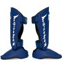 Fairtex SP7 Muay Thai Boxing Shin Guards "Detachable In-Step A.K.A. Twister" Blue