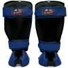 Fairtex SP7 Muay Thai Boxing Shin Guards "Detachable In-Step A.K.A. Twister" Blue